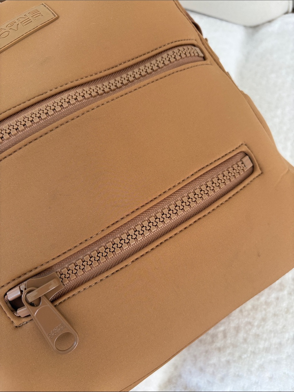 Dagne Dover Brown Tan Backpack Diaper Bag - Picture 12 of 16